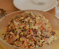 春キャベツと雑穀のコールスロー