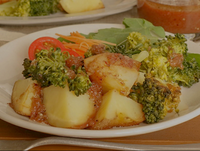 すりおろし玉ねぎと黒甘酒のドレッシング