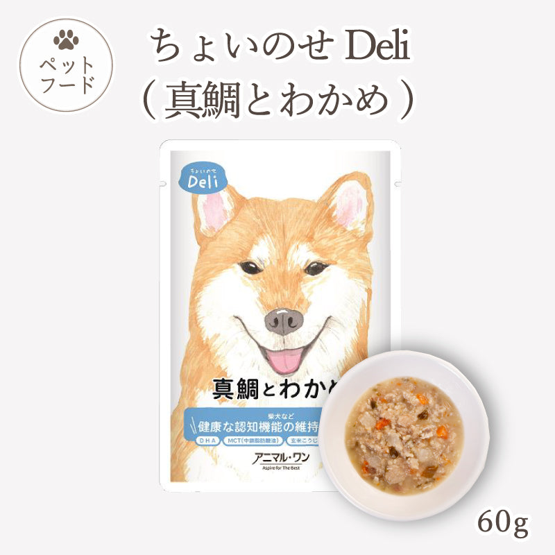 ちょいのせDeli 真鯛とわかめ 60g