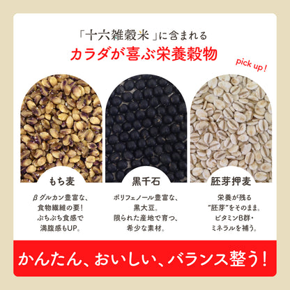 【定期便】国内産おいしい十六雑穀米 300g