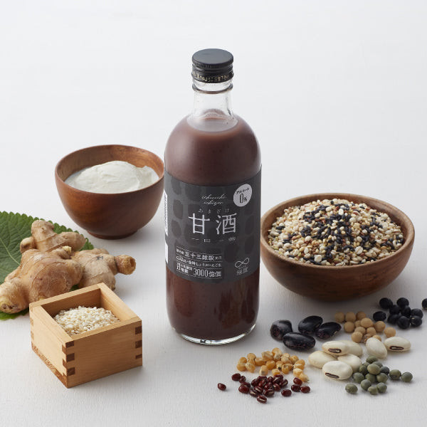 【定期便】一日一善 黒甘酒 3本セット