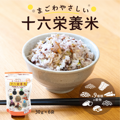 国内産 十六栄養米 まごわやさしい 30g×6袋
